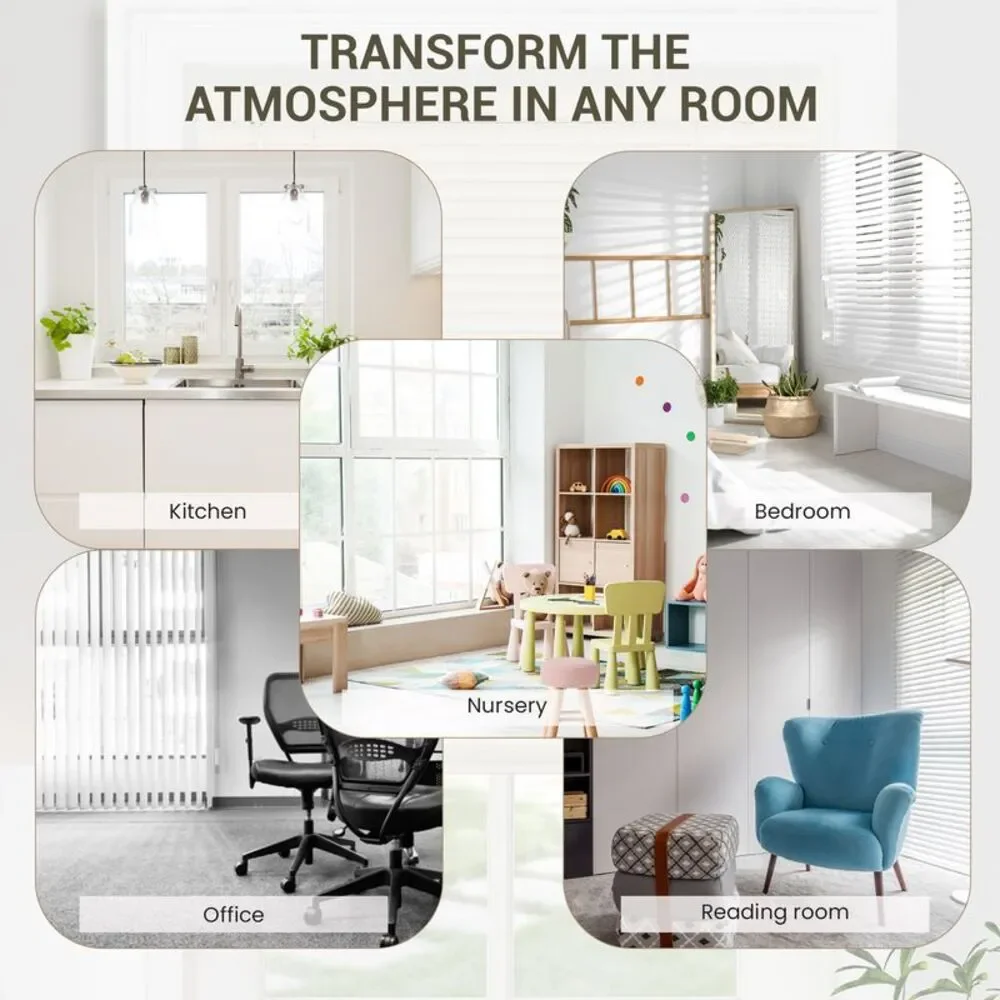 PowerSellerUSA Cordless Window Blinds, Privacy & Light Filtering 1